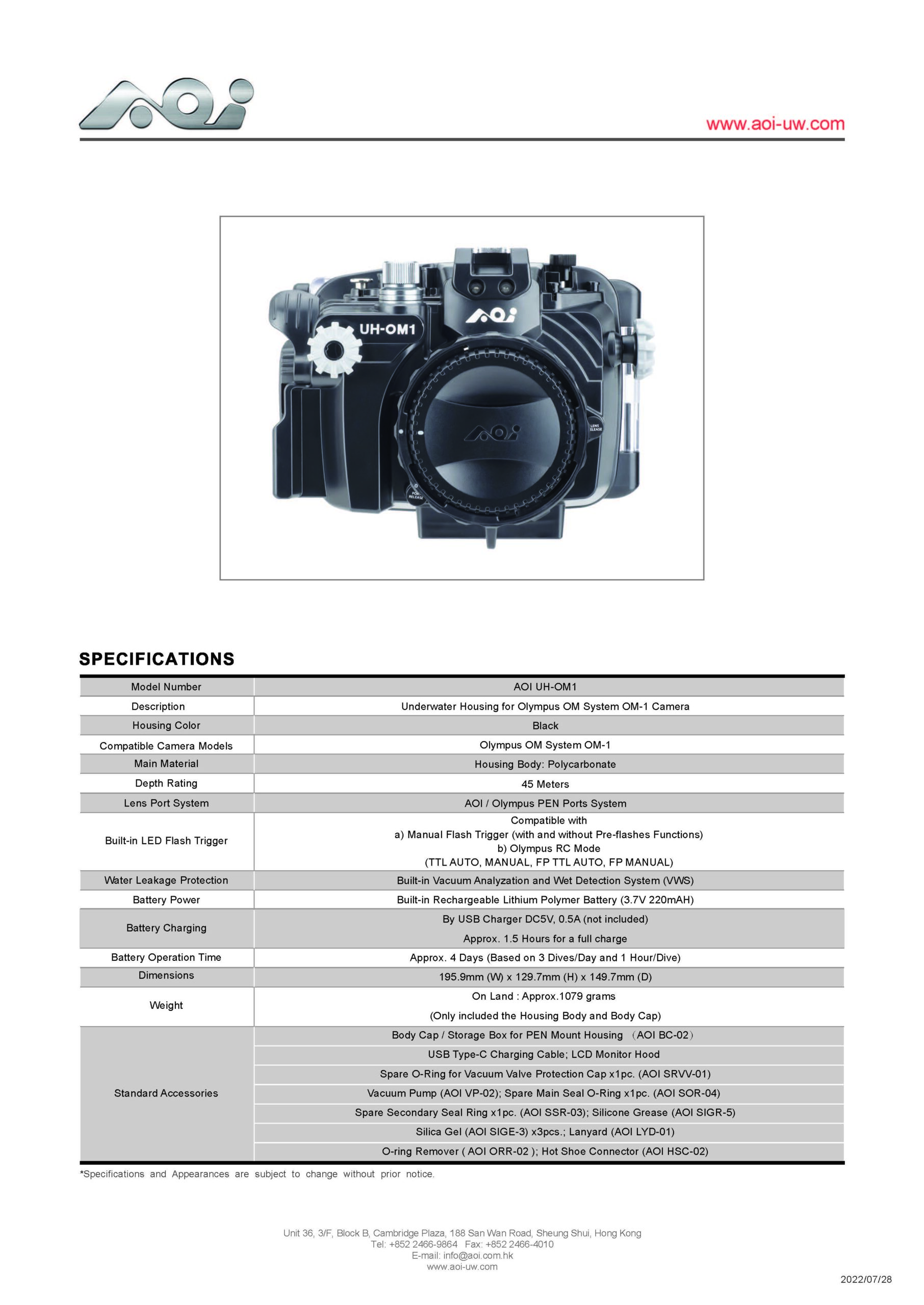 AOI FLP-08 OM-Dマウントフラットポート レンズポート DIGITAL ED 90mm F3.5 MACRO IS PRO  マクロレンズ 水中撮影 ダイビング ギア #21508 通販